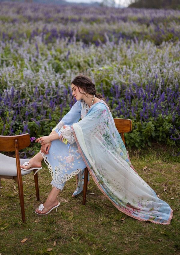 Mushq The Secret Garden Mh 7A Hemline Lawn Collection