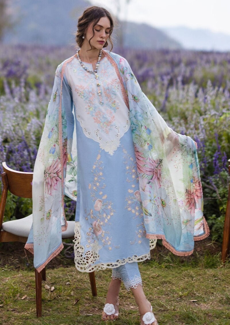 Mushq The Secret Garden Mh 7A Hemline Lawn Collection