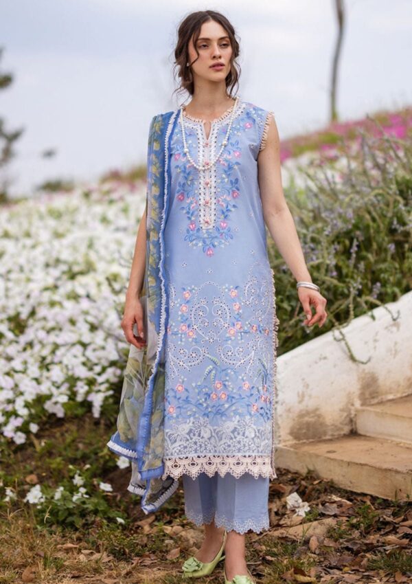 Mushq The Secret Garden Mh 8A Hemline Lawn Collection