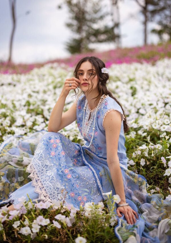 Mushq The Secret Garden Mh 8A Hemline Lawn Collection