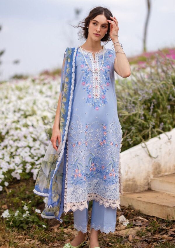 Mushq The Secret Garden Mh 8A Hemline Lawn Collection