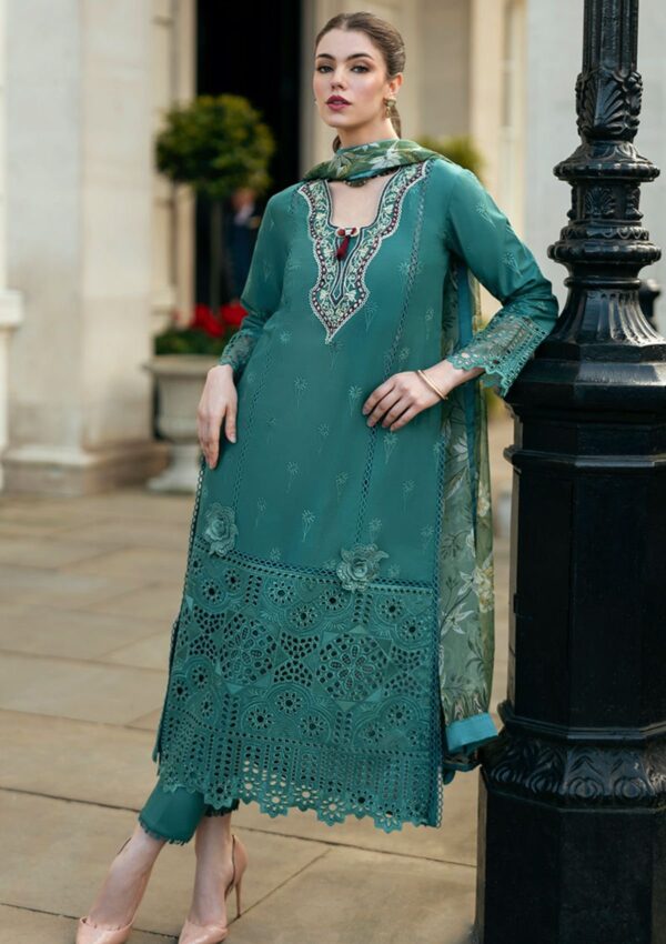 Mushq Hmc 04 Whispering Waves Hemline Odyssey Lawn Collection