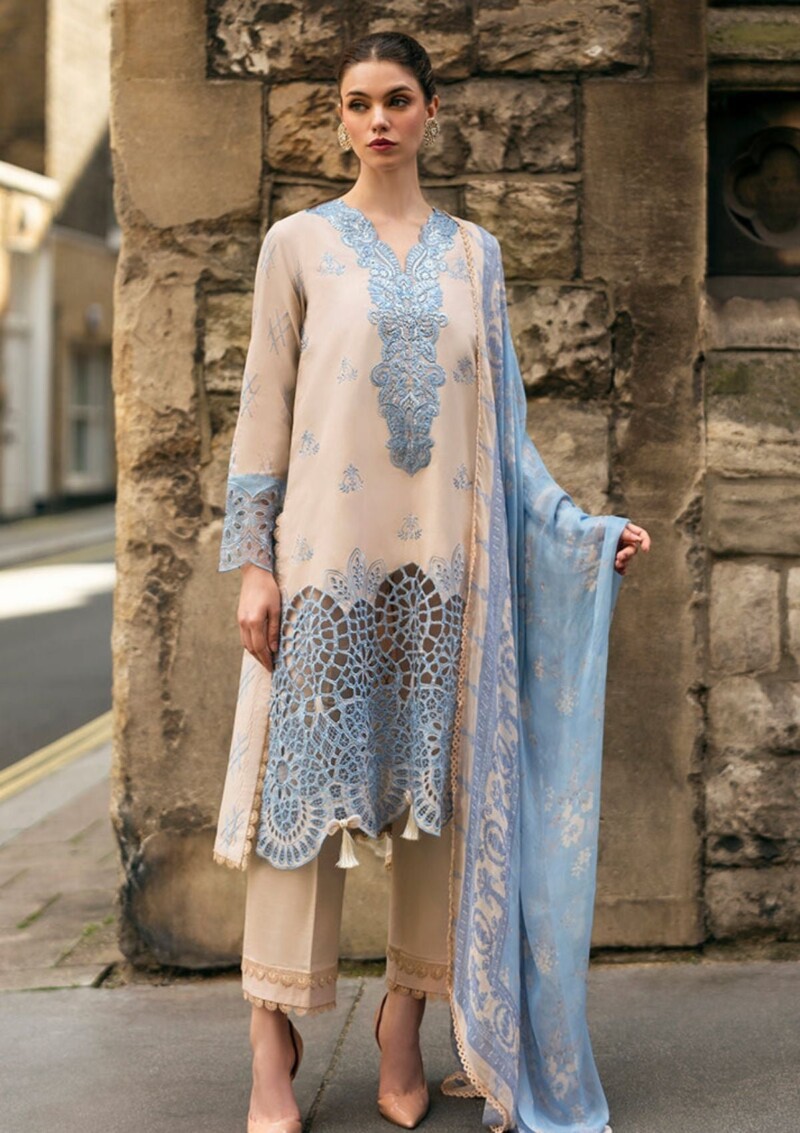 Mushq Hmc 07 Mystical Muse Hemline Odyssey Lawn Collection