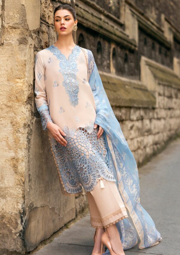 Mushq Hmc 07 Mystical Muse Hemline Odyssey Lawn Collection