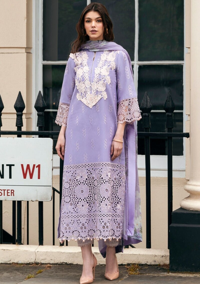 Mushq Hmc 09 Bloom Boulevard Hemline Odyssey Lawn Collection