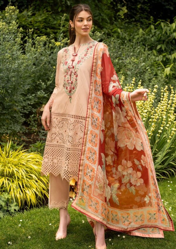 Mushq Hmc 12 Blooming Belle Hemline Odyssey Lawn Collection