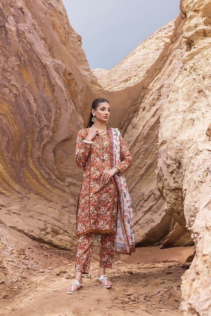 Regalia Identic Separates I7-07 Separates Vol-07 Printed Lawn Collection 2024