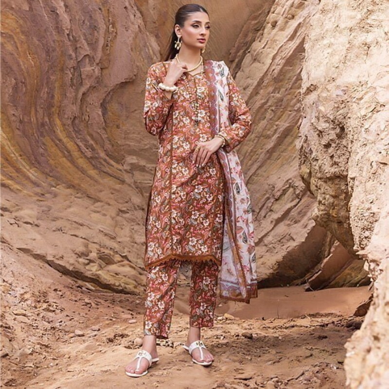 Regalia Identic Separates I7-07 Separates Vol-07 Printed Lawn Collection 2024