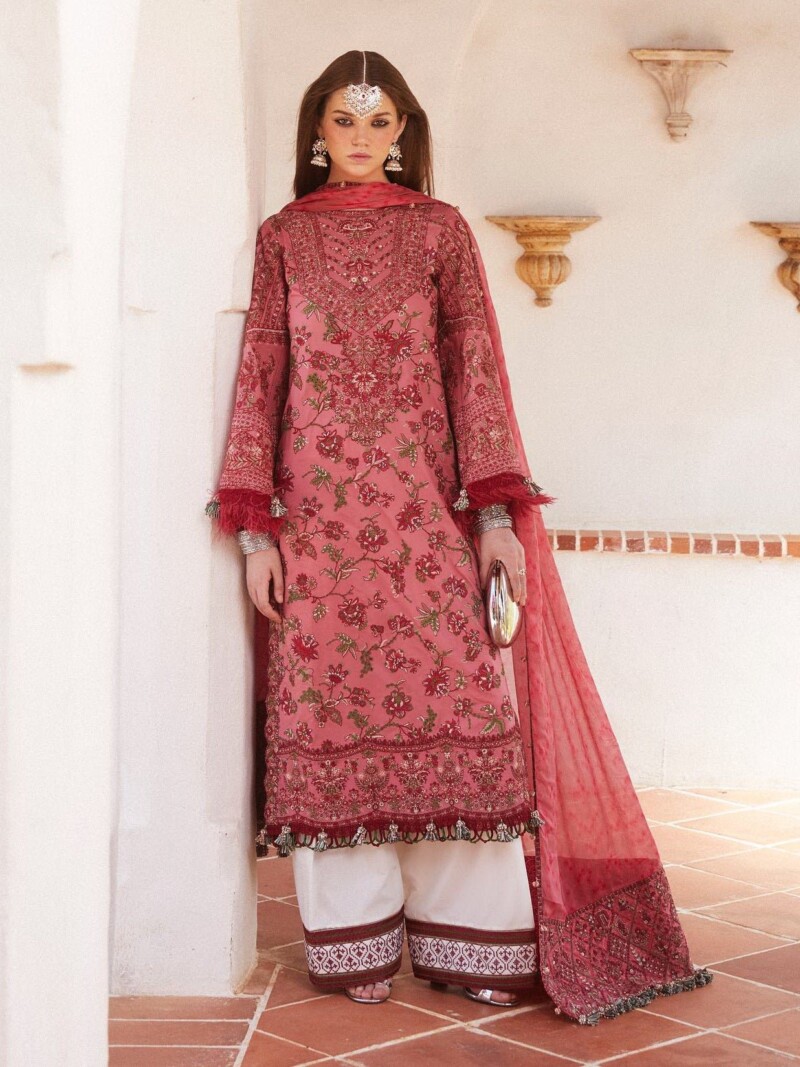 Hussain Rehar Eid Layla Eid Luxury Lawn Embroidered Collection 2024