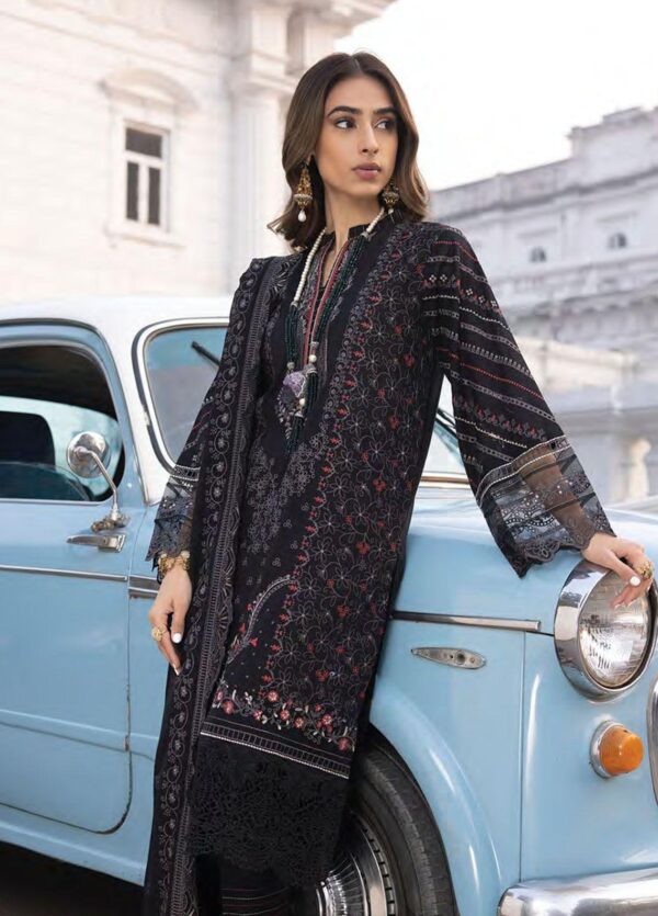 Lakhany Spring Lg-Am-0022 Embroidered Lawn 3Pc Suit Collection 2024