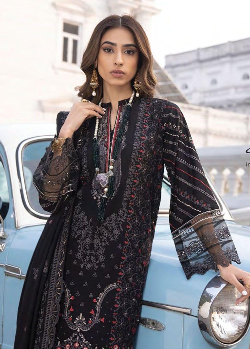 Lakhany Spring Lg-Am-0022 Embroidered Lawn 3pc Suit Collection 2024