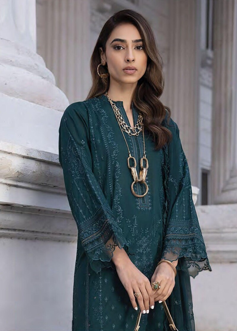 Lakhany Spring Lg-Am-0056 Embroidered Lawn 3pc Suit Collection 2024