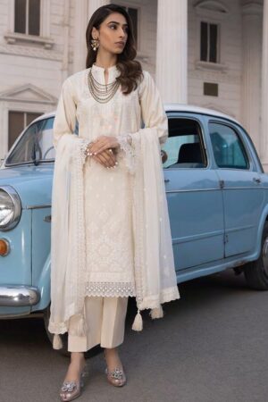 Lakhany Spring Lg-Iz-0075 Embroidered Lawn 3pc Suit Collection 2024