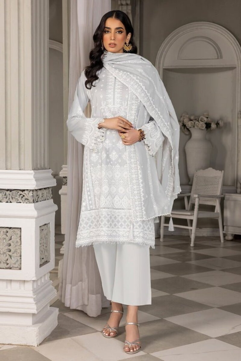 Lakhany Lg-Iz-0084 Eid Embroidered Lawn 3Pc Suit Collection 2024