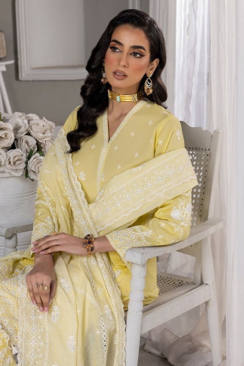 Lakhany Lg-Iz-0085 Eid Embroidered Lawn 3Pc Suit Collection 2024