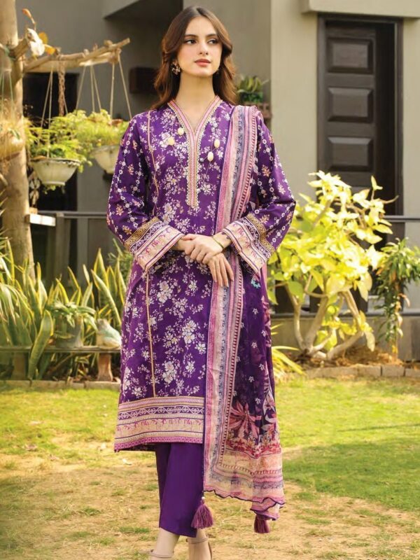 Komal Lg-Iz-0088-A Printed Lawn 3Pc Suit Collection 2024