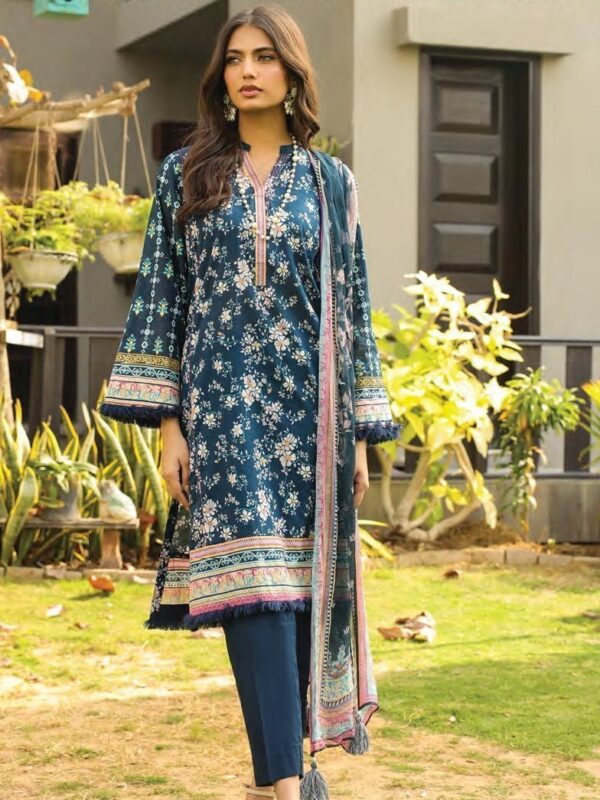 Komal Lg-Iz-0088-B Printed Lawn 3Pc Suit Collection 2024