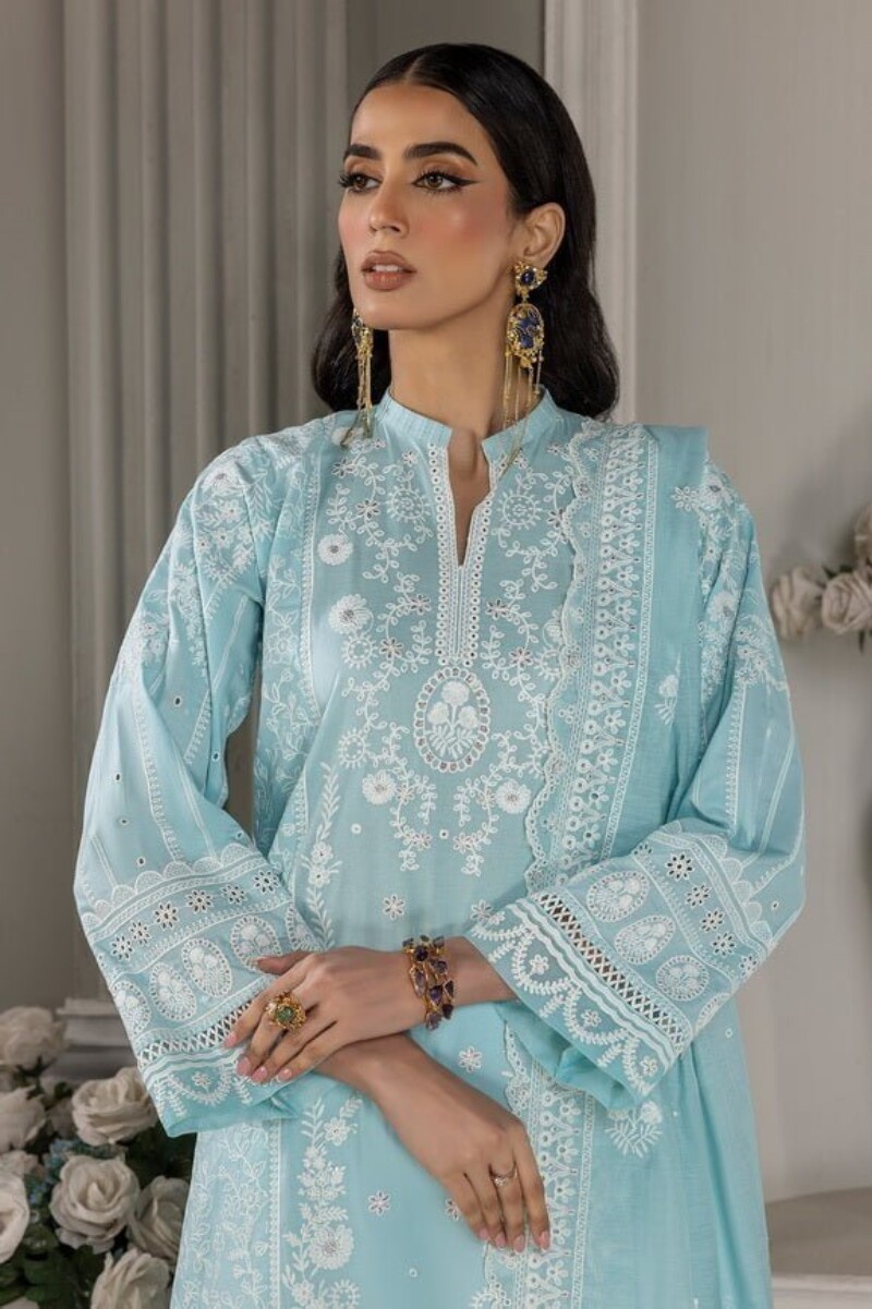 Lakhany Lg-Rm-0044 Eid Embroidered Lawn 3Pc Suit Collection 2024