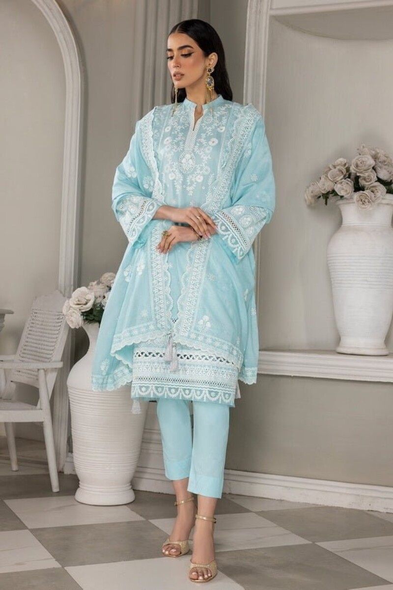 Lakhany Lg-Rm-0044 Eid Embroidered Lawn 3Pc Suit Collection 2024