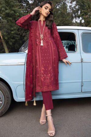 Lakhany Spring Lg-Rm-0062 Embroidered Lawn 3pc Suit Collection 2024