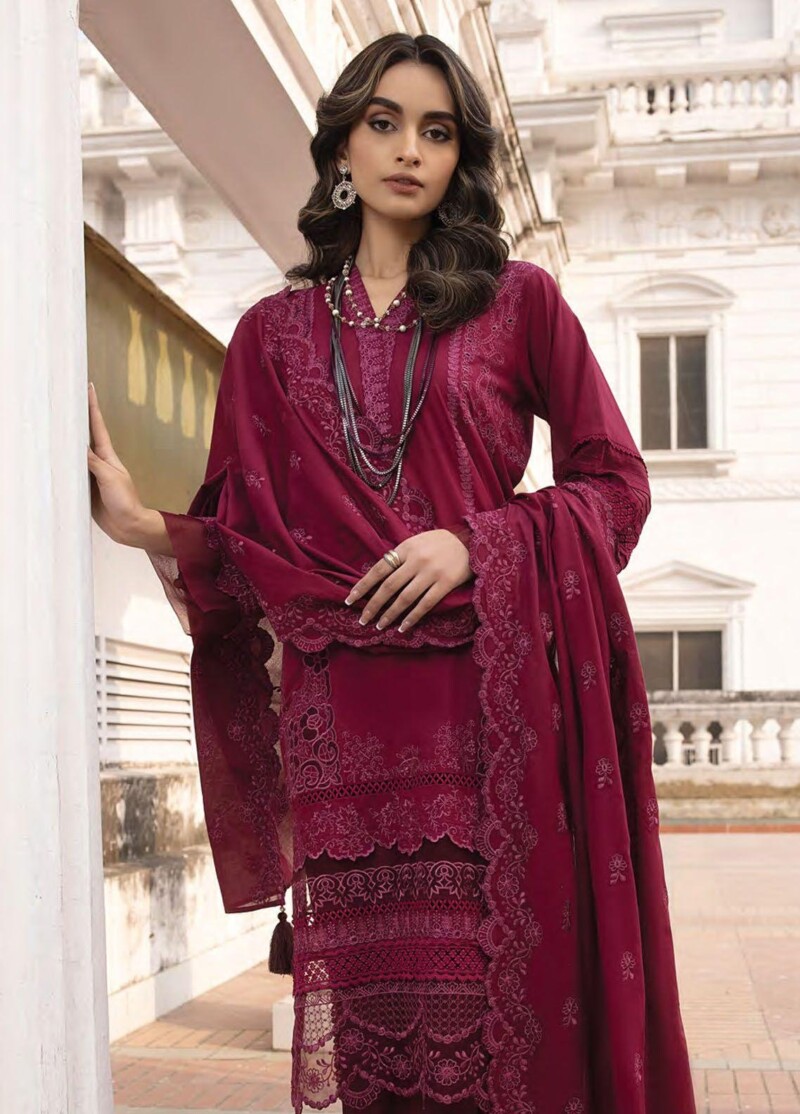 Lakhany Spring Lg-Sk-0080 Embroidered Lawn 3Pc Suit Collection 2024