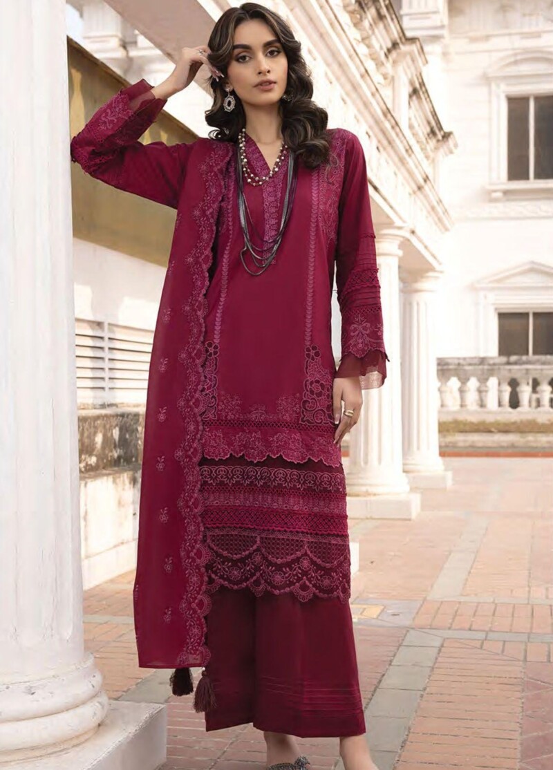 Lakhany Spring Lg-Sk-0080 Embroidered Lawn 3Pc Suit Collection 2024