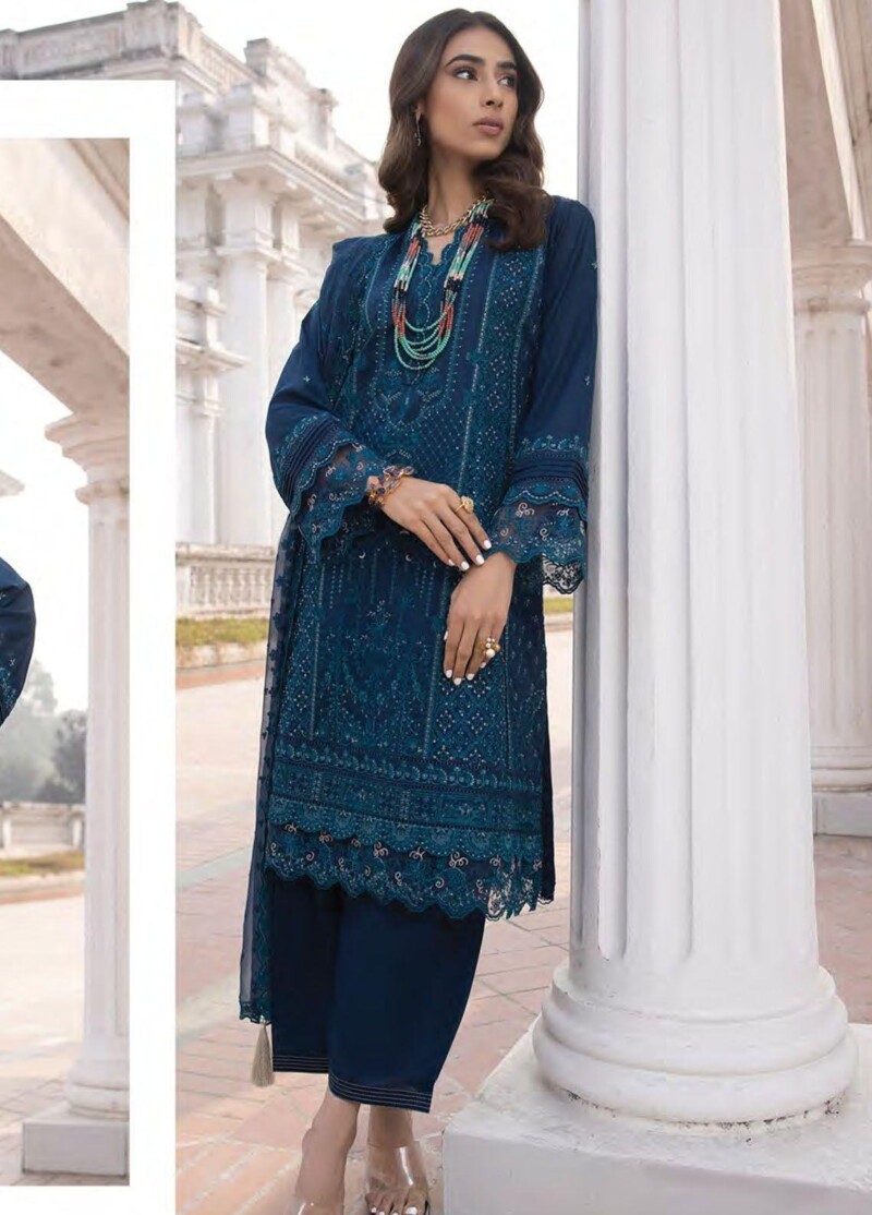 Lakhany Spring Lg-Sk-0142 Embroidered Lawn 3Pc Suit Collection 2024