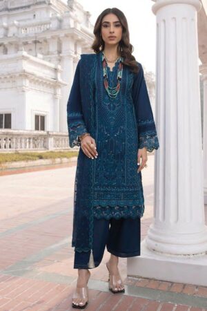 Lakhany Spring Lg-Sk-0142 Embroidered Lawn 3pc Suit Collection 2024