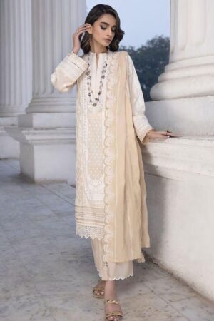 Lakhany Spring Lg-Sr-0122 Embroidered Lawn 3pc Suit Collection 2024