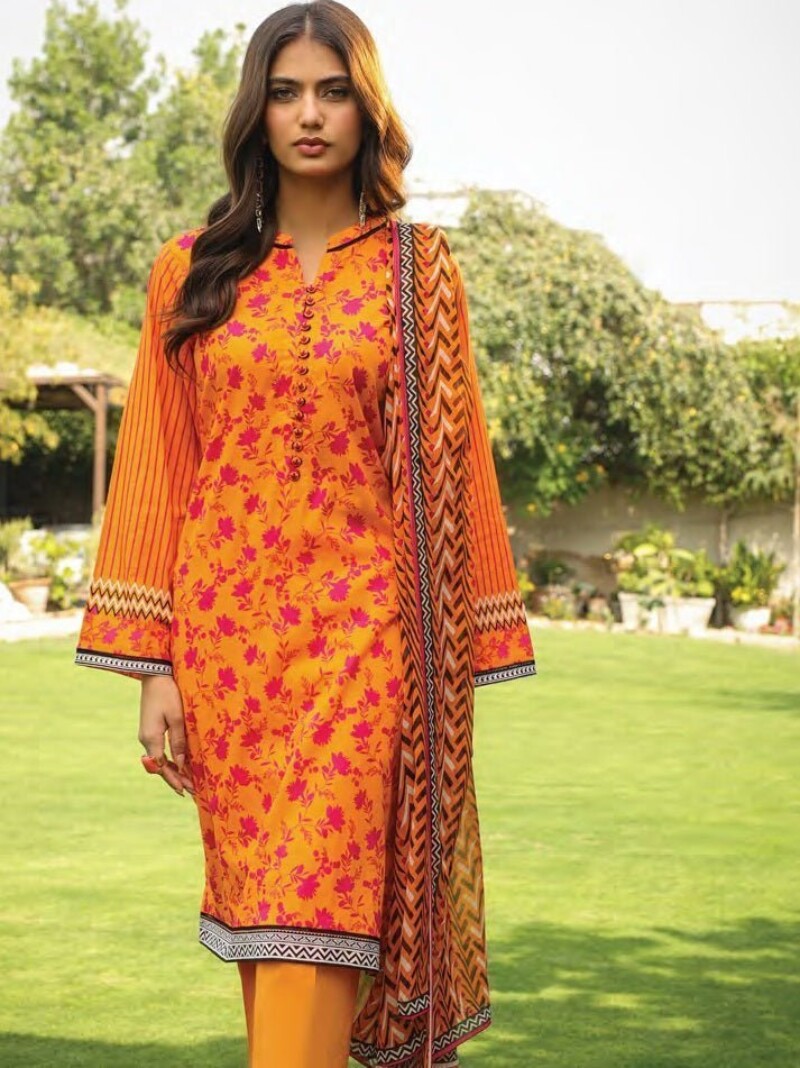 Komal Lg-Sr-0147-A Printed Lawn 3pc Suit Collection 2024