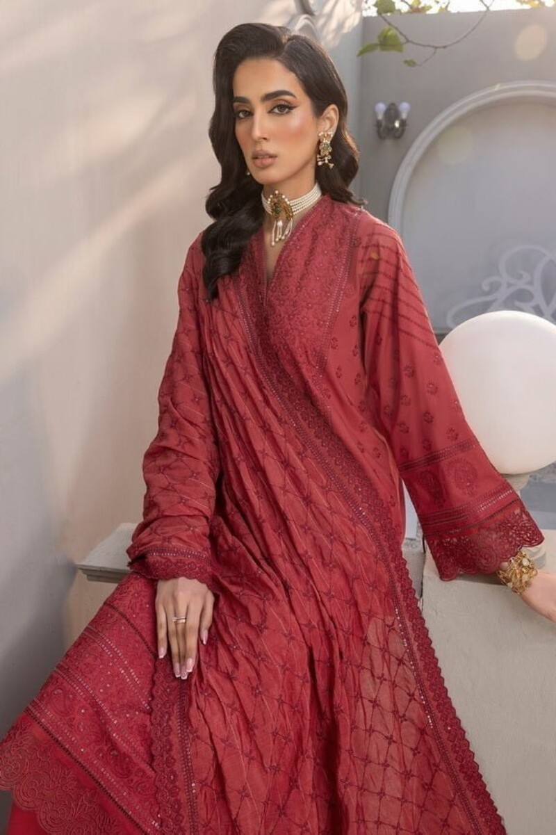 Lakhany Lg-Sr-0168 Eid Embroidered Lawn 3Pc Suit Collection 2024