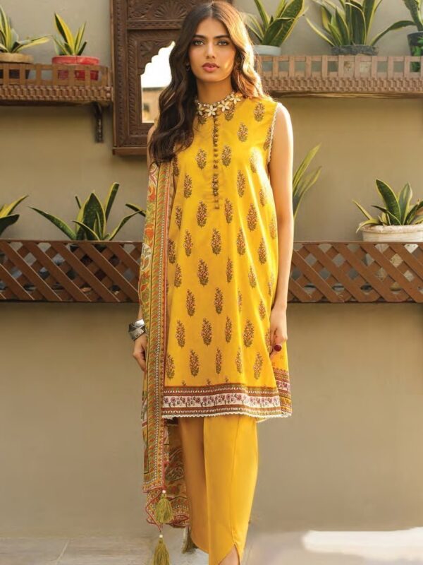 Komal Lg-Sr-0197-A Printed Lawn 3Pc Suit Collection 2024