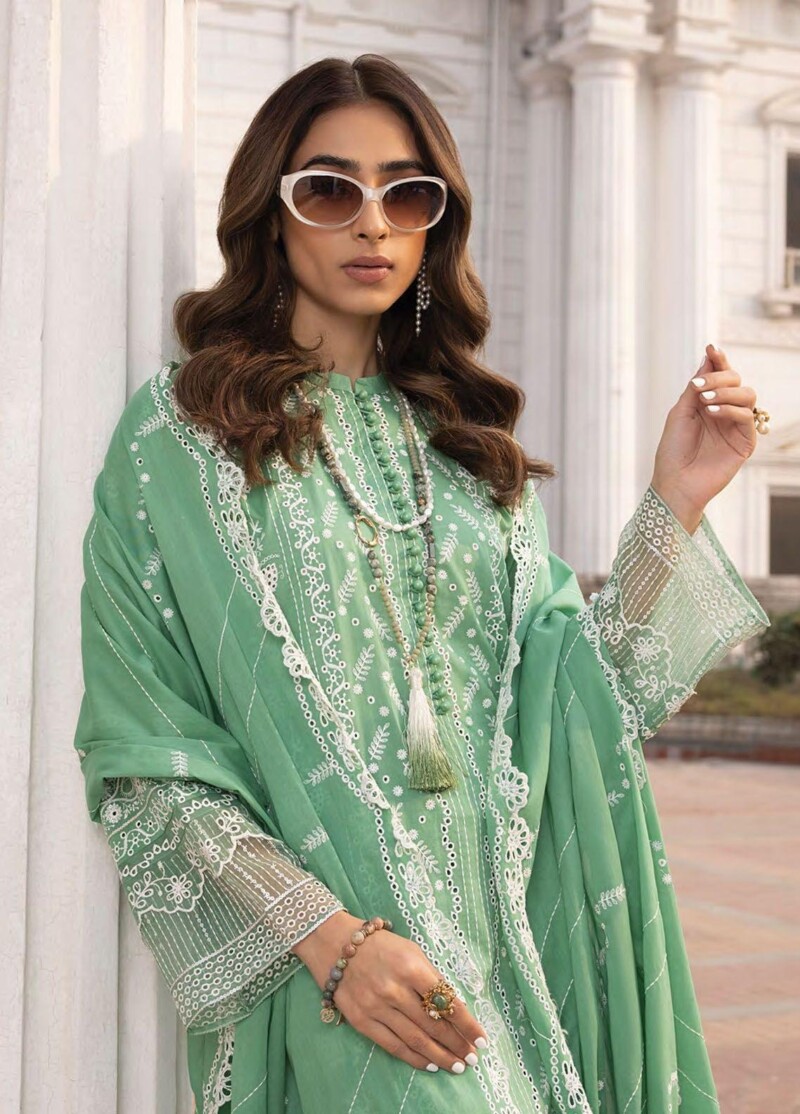 Lakhany Spring Lg-Zh-0062 Embroidered Lawn 3Pc Suit Collection 2024