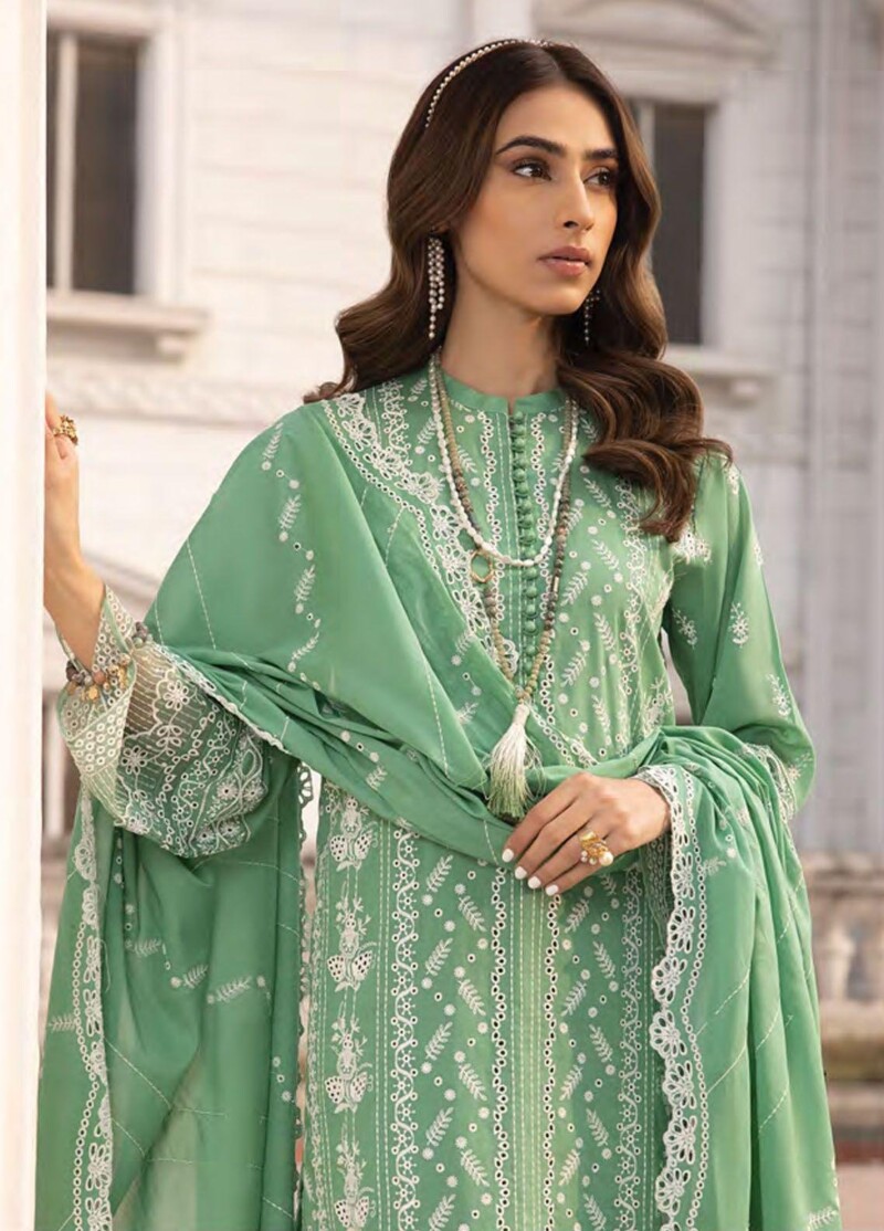 Lakhany Spring Lg-Zh-0062 Embroidered Lawn 3Pc Suit Collection 2024