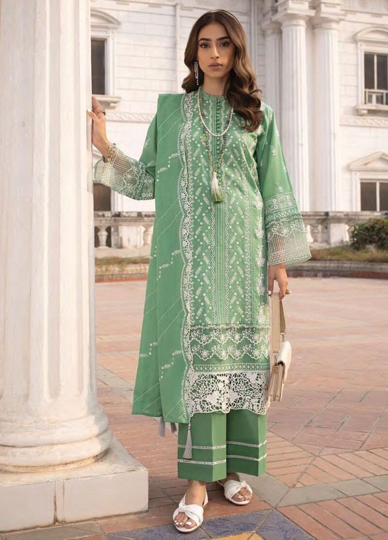 Lakhany Spring Lg-Zh-0062 Embroidered Lawn 3Pc Suit Collection 2024