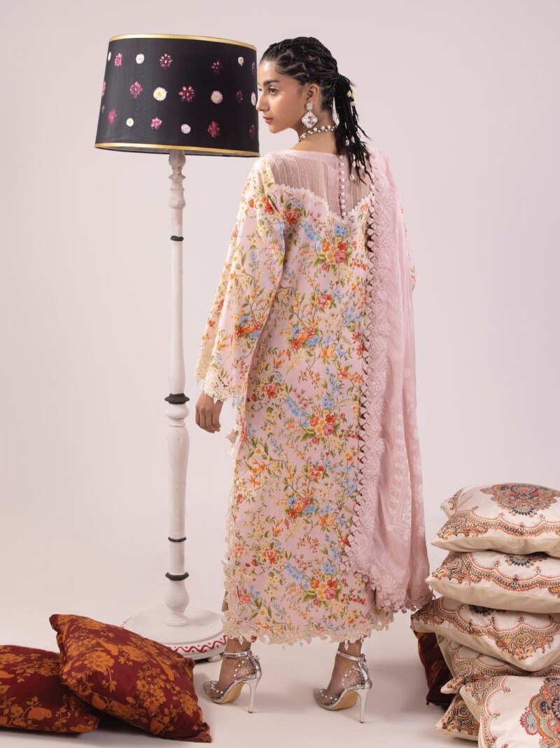 Faiza Faisal Laali Embroidered Lawn 3Pc Suit Collection 2024