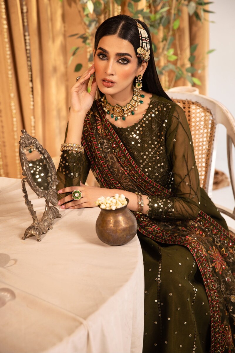 Alizeh Af Ch 2163 Mahveen Embroidered Chiffon