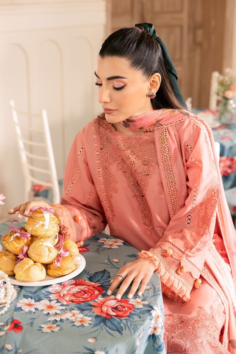 Saad Shaikh Lamour D-01 Blossom Lamour Embroidered Collection 2024