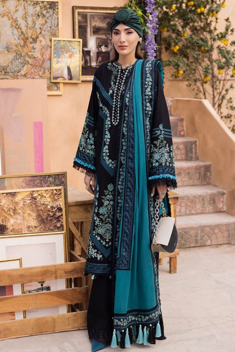 Saad Shaikh Lamour D-05 Reh Lamour Embroidered Luxury Lawn Collection 2024