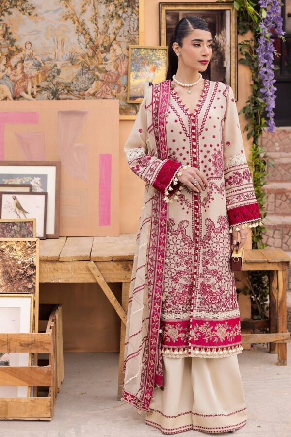 Saad Shaikh Lamour D-06 Zena Lamour Embroidered Luxury Lawn Collection 2024