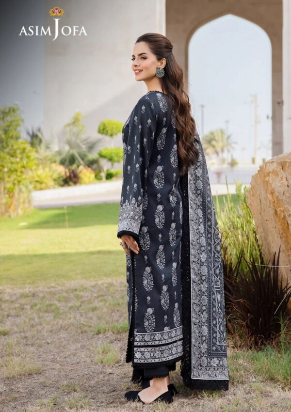 Asim Jofa Am24 03 Monochrome Lawn Collection