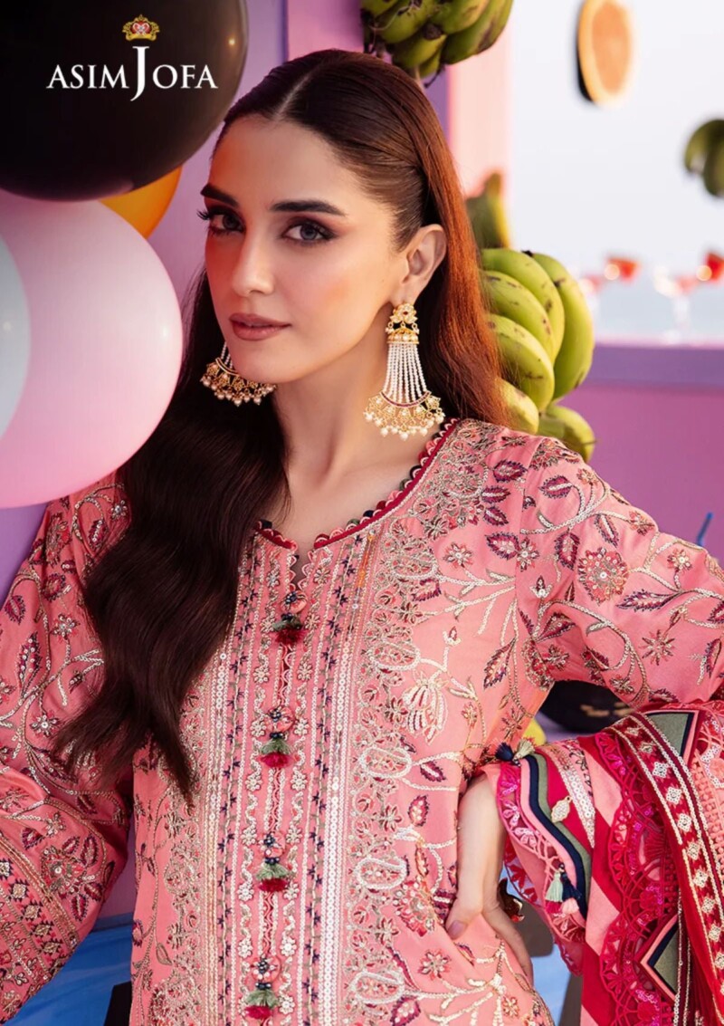 Asim Jofa Ajur 24 6 Uraan Lawn Collection