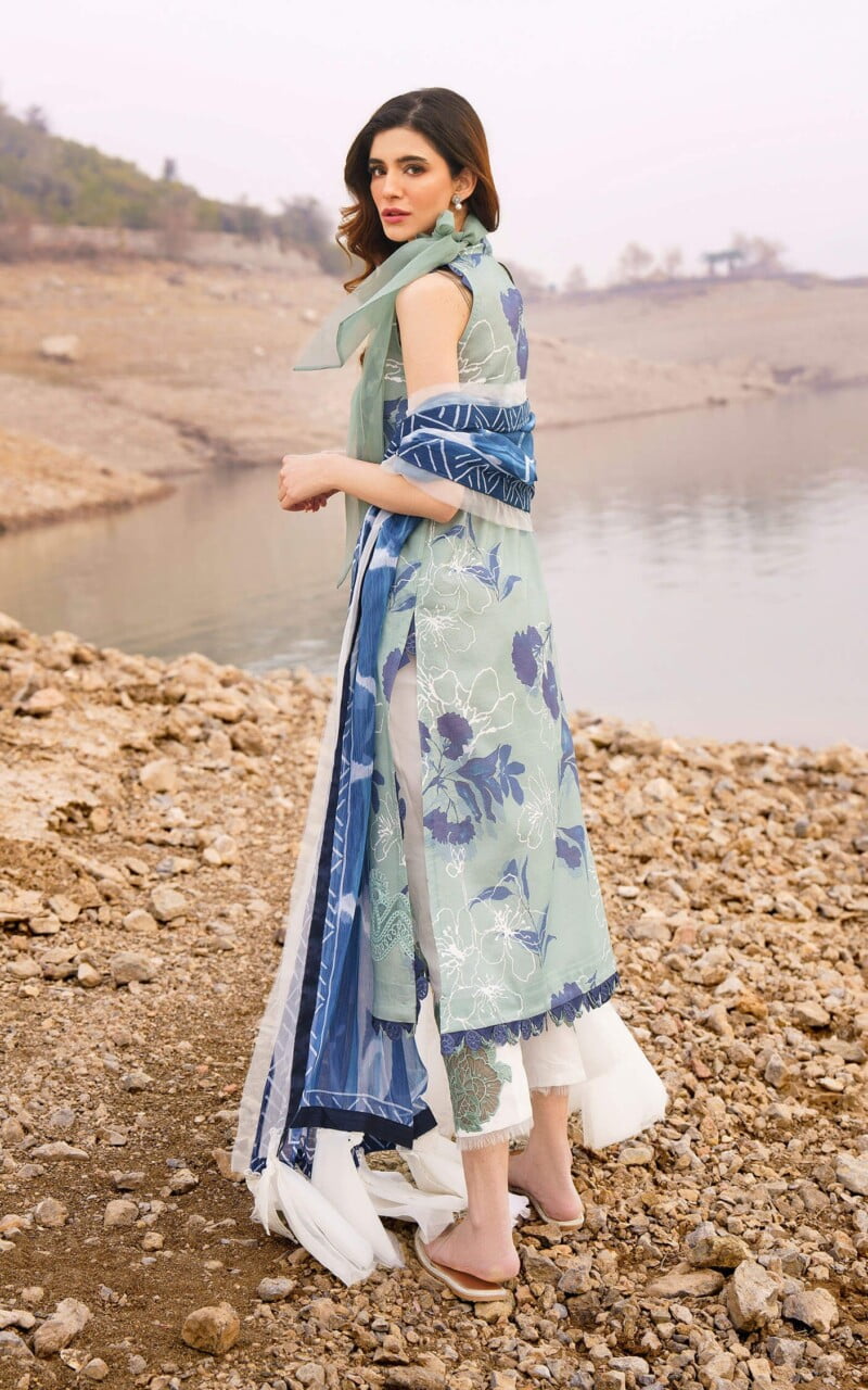 Asifa &Amp; Nabeel M 09 Miya Meraki Premium Lawn Collection