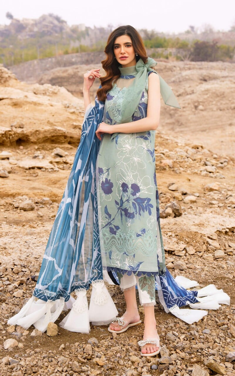 Asifa &Amp; Nabeel M 09 Miya Meraki Premium Lawn Collection