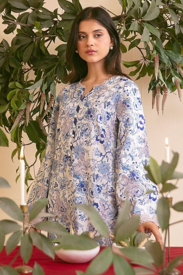 Mushq Amber Sky Wisteria Basic Pret Collection