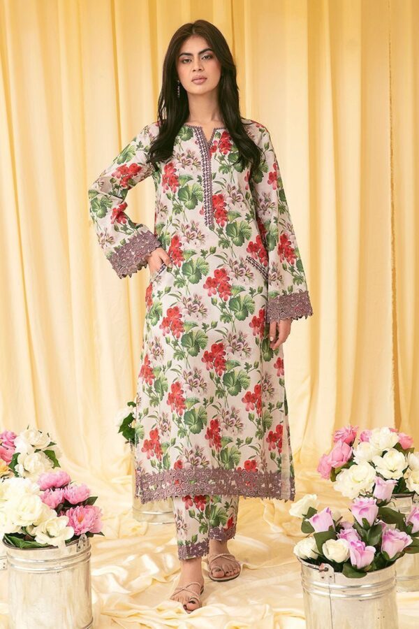 Mushq Sunny Meadow Wisteria Basic Pret Collection