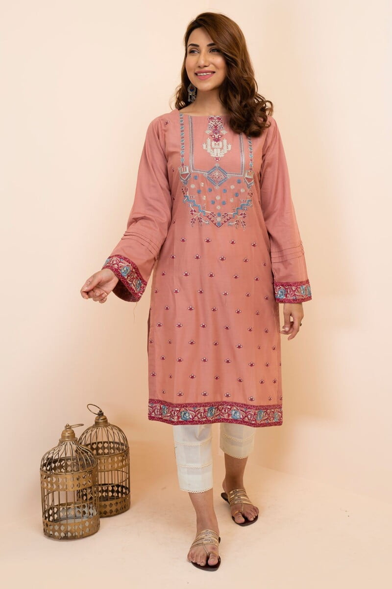 Motifz 3175 Rose Flare Embroidered Lawn Stitched Casuals Collection 24