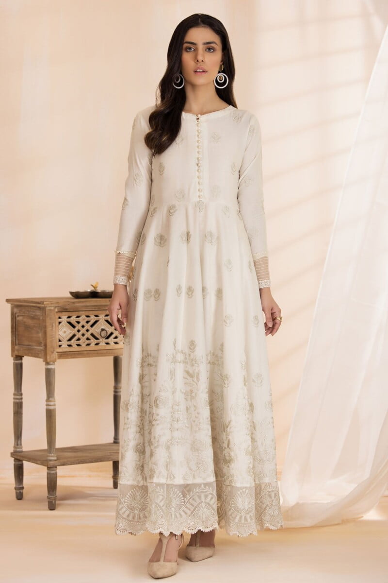 Motifz 3370-Sage-Blossom Embroidered Schiffli Lawn Stitched Casuals