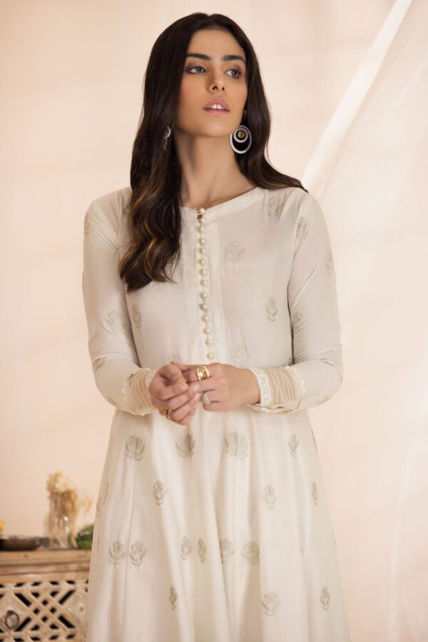 Motifz 3370-Sage-Blossom Embroidered Schiffli Lawn Stitched Casuals