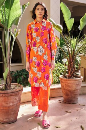 Motifz 2404 Copper Glow Digital Printed Linen Stitched Printed Casuals Collection 24